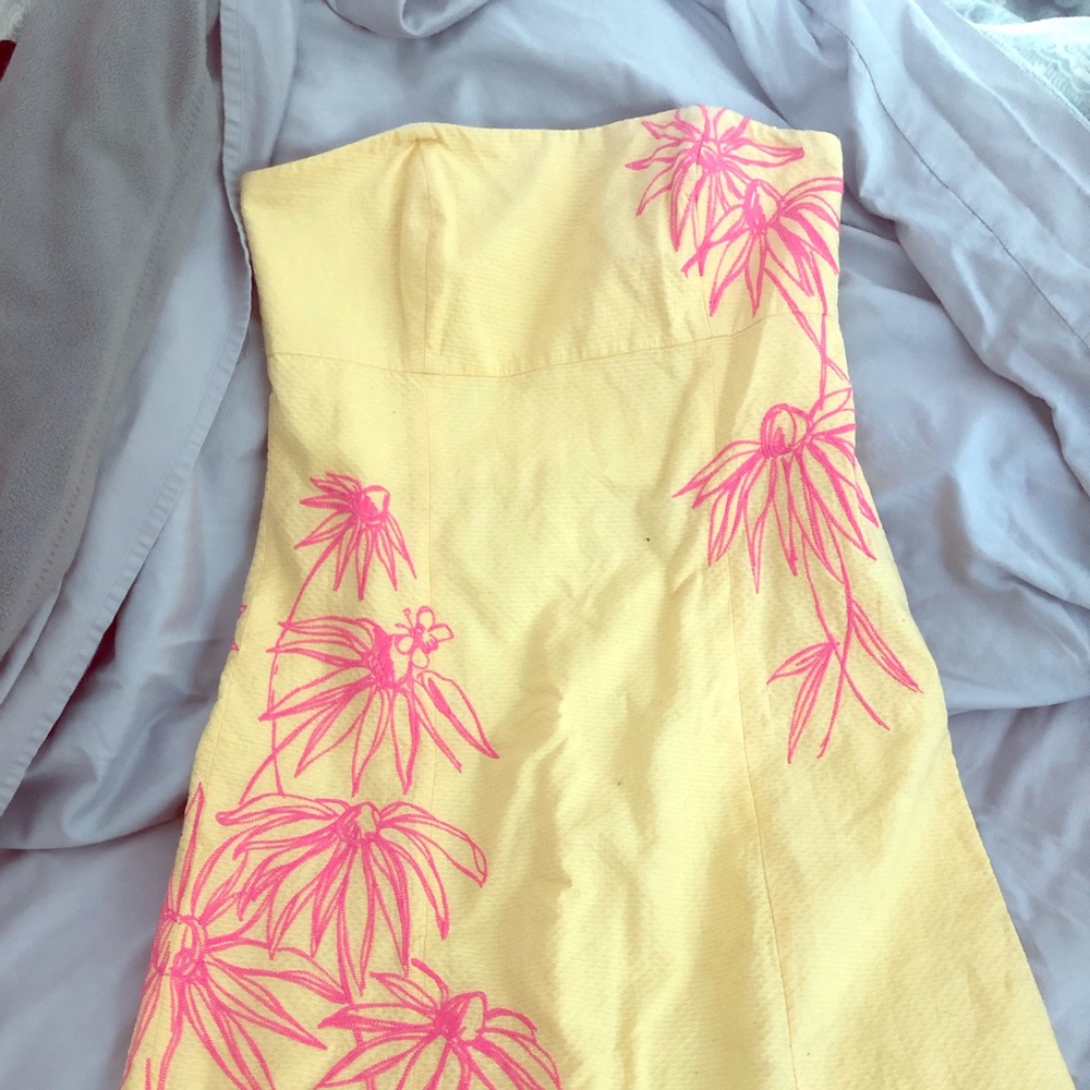 Lily Pulitzer strapless dress